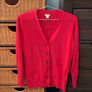 NWOT Pink J.Crew Cardigan